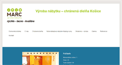 Desktop Screenshot of marc.sk